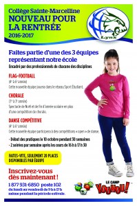 Youhou Flag Football Chorale Danse Primaire